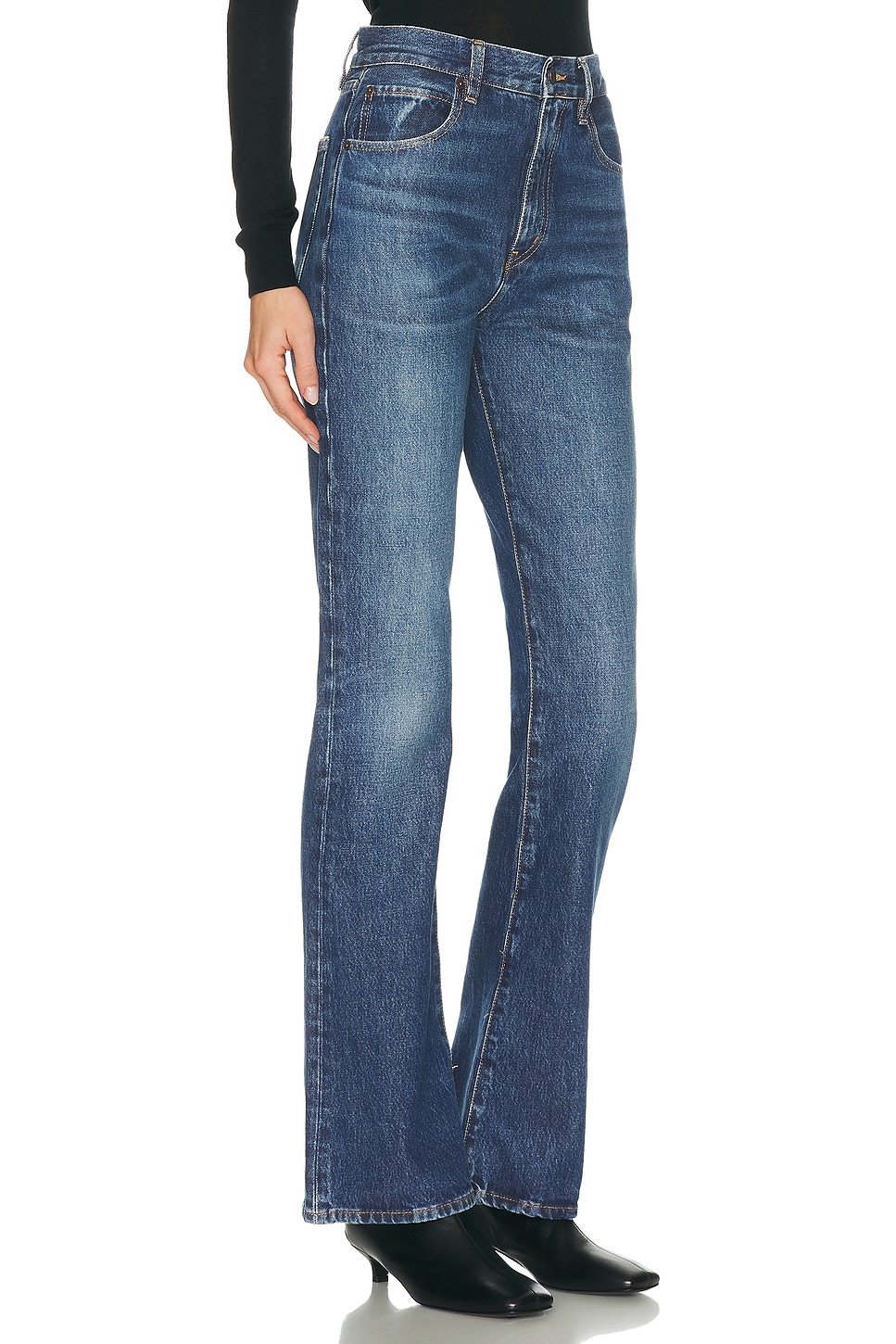 FRAME The Outlaw Jeans in Brazen | FWRD