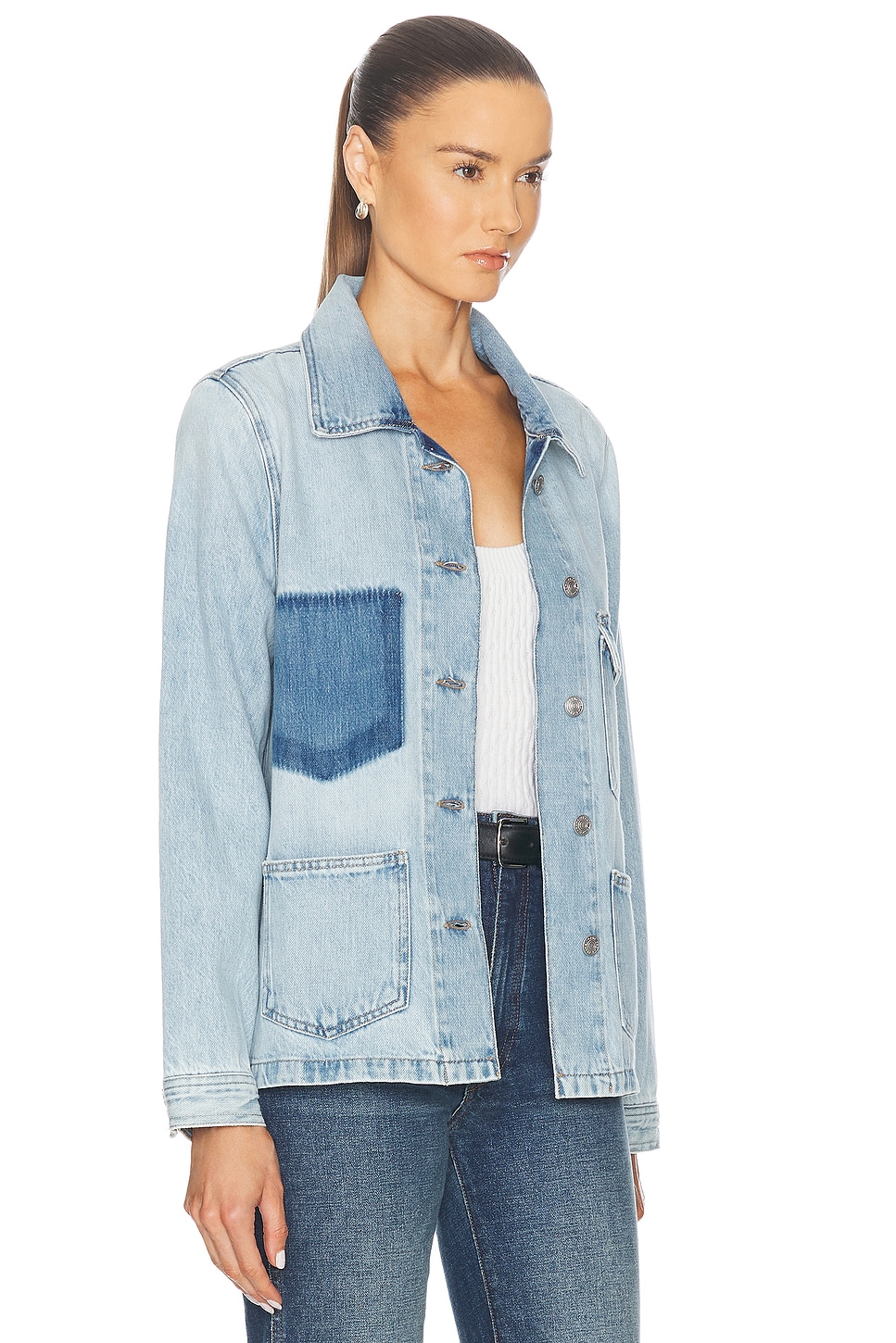 Shop Frame Chore Jacket In Vesper