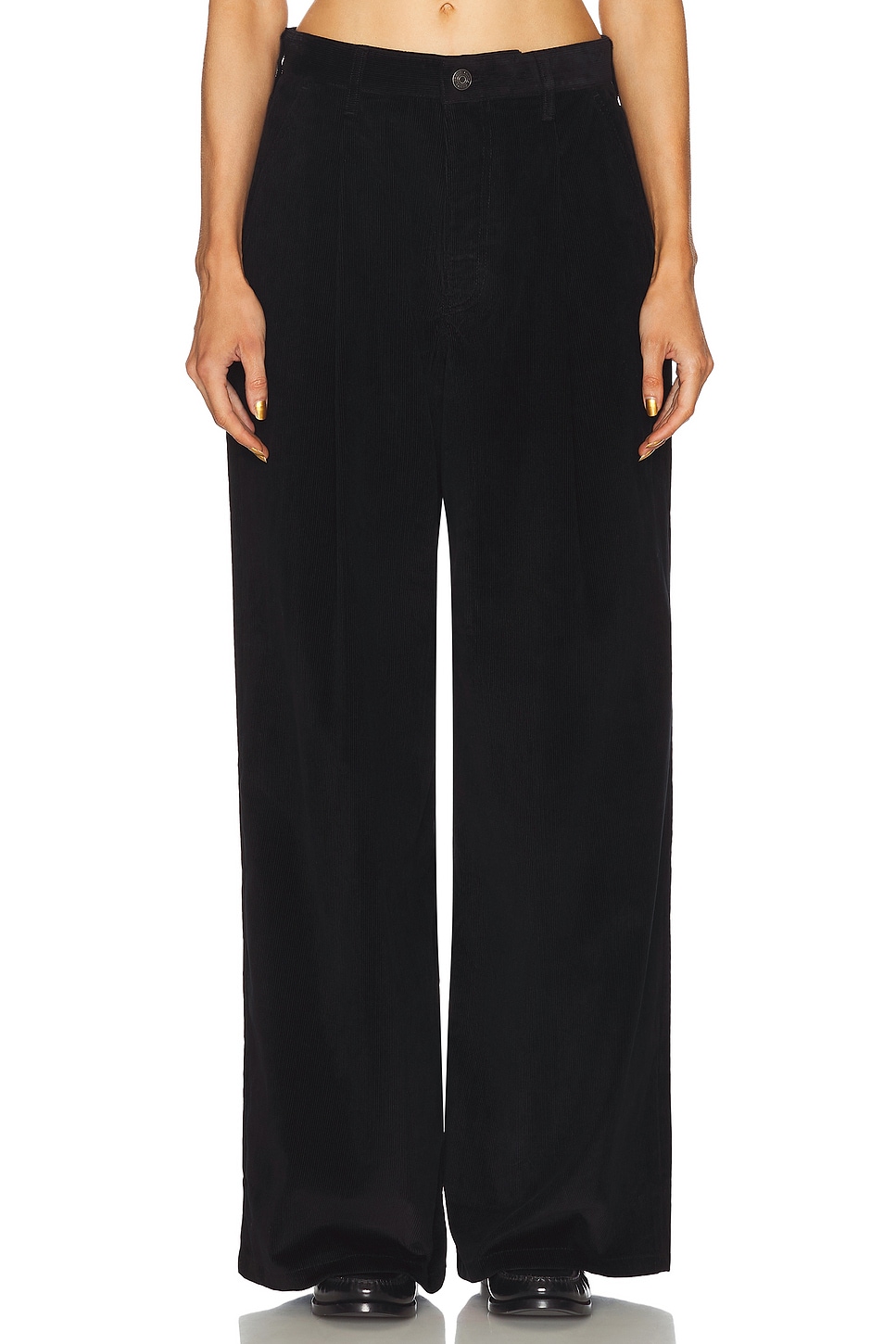 Image 1 of FRAME The Corduroy Trouser in Black