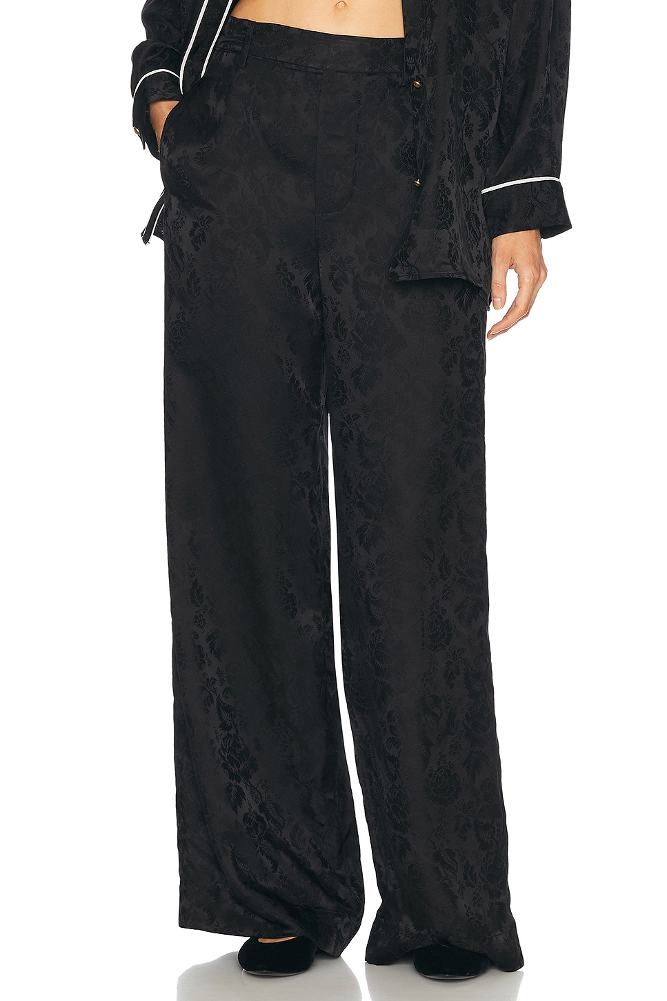 X Ritz Pajama Trouser in Black