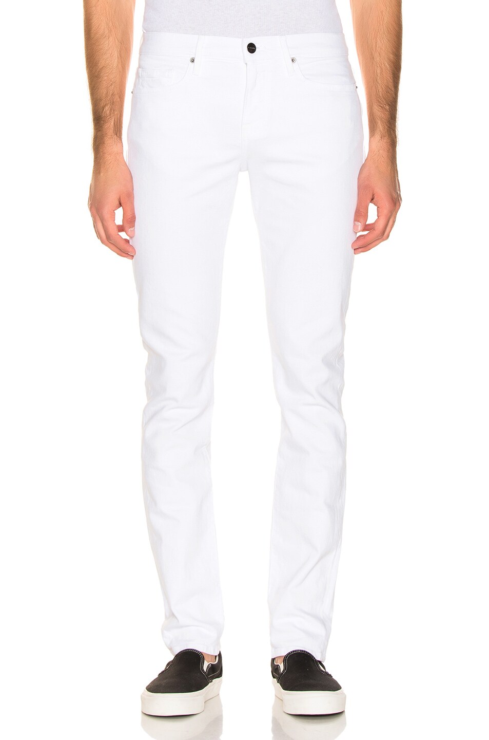 Image 1 of FRAME Slim Jeans in White