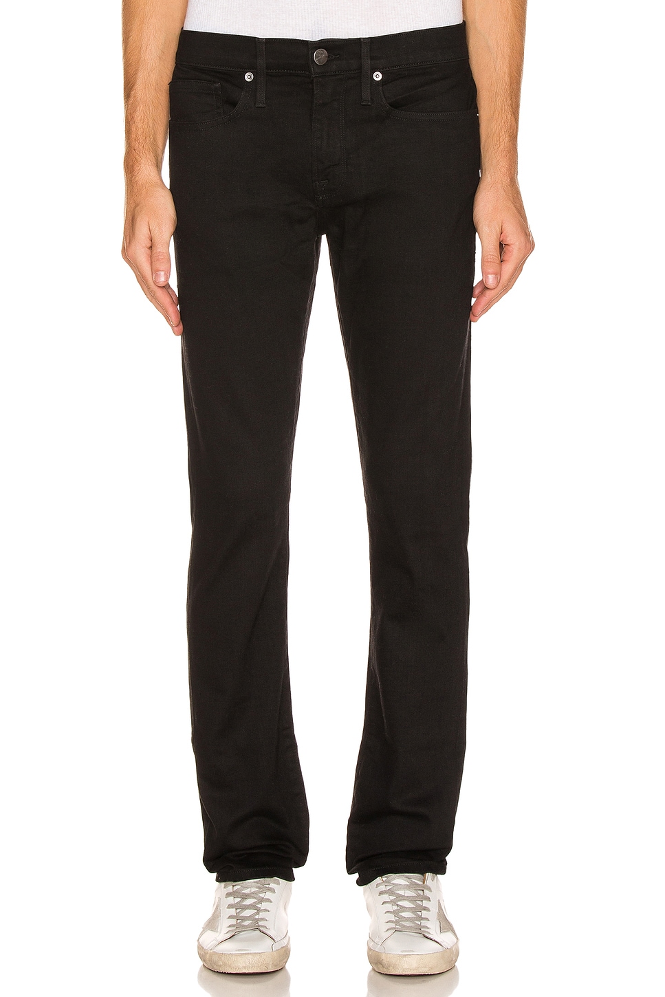 Image 1 of FRAME L'Homme Slim Jeans in Noir
