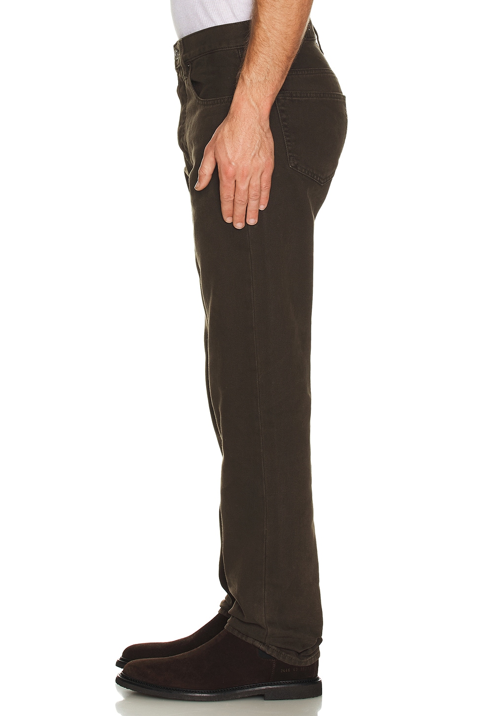 Image 1 of FRAME Straight Jean in Dark Chocolate