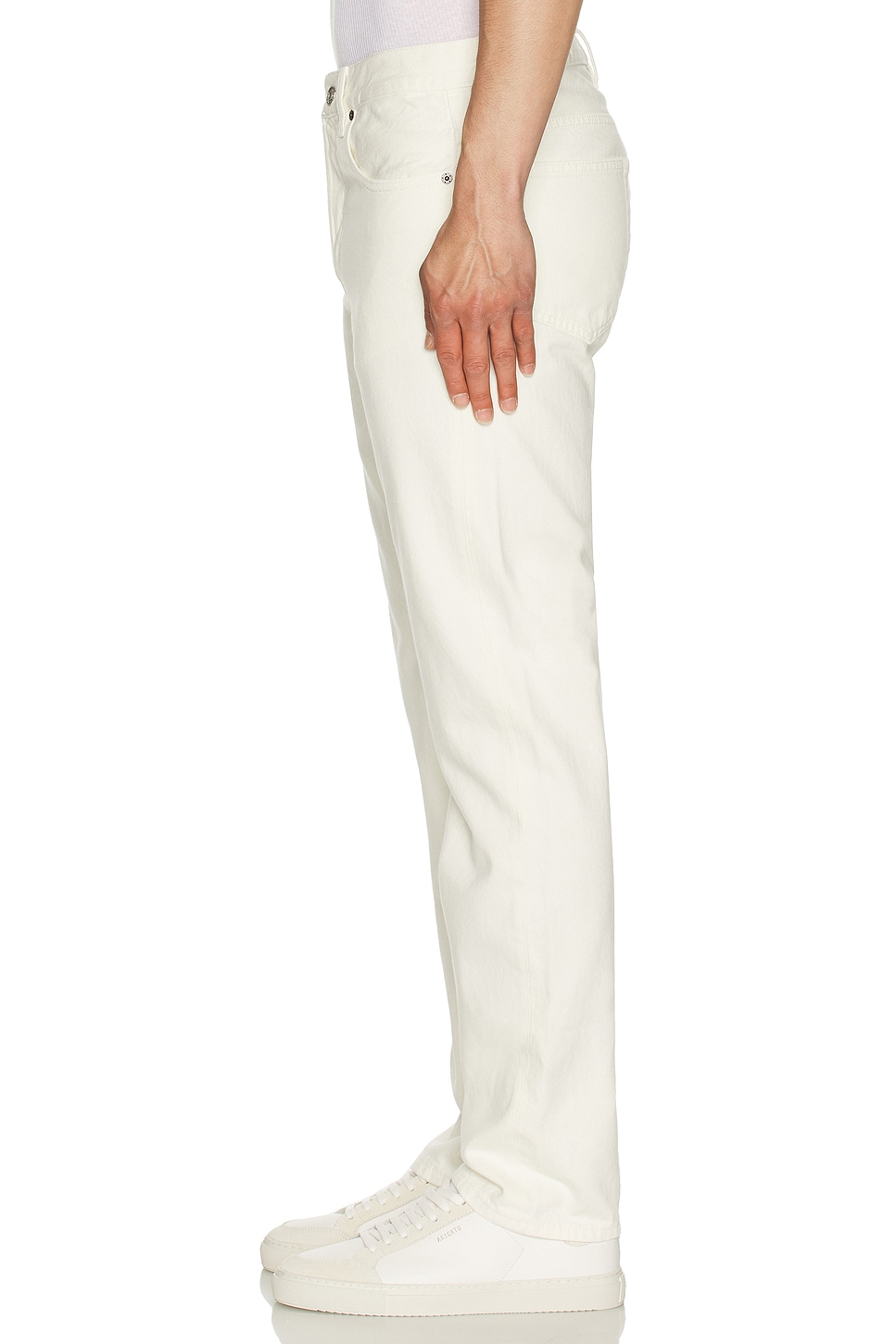 Image 1 of FRAME The Straight Jeans in Off White