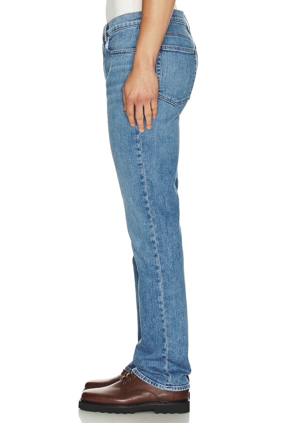 Frame Modern Straight Jeans In Blue
