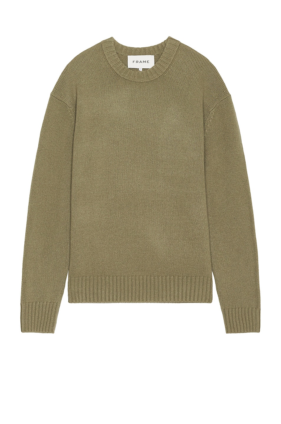 Image 1 of FRAME Cashmere Sweater in Khaki Green