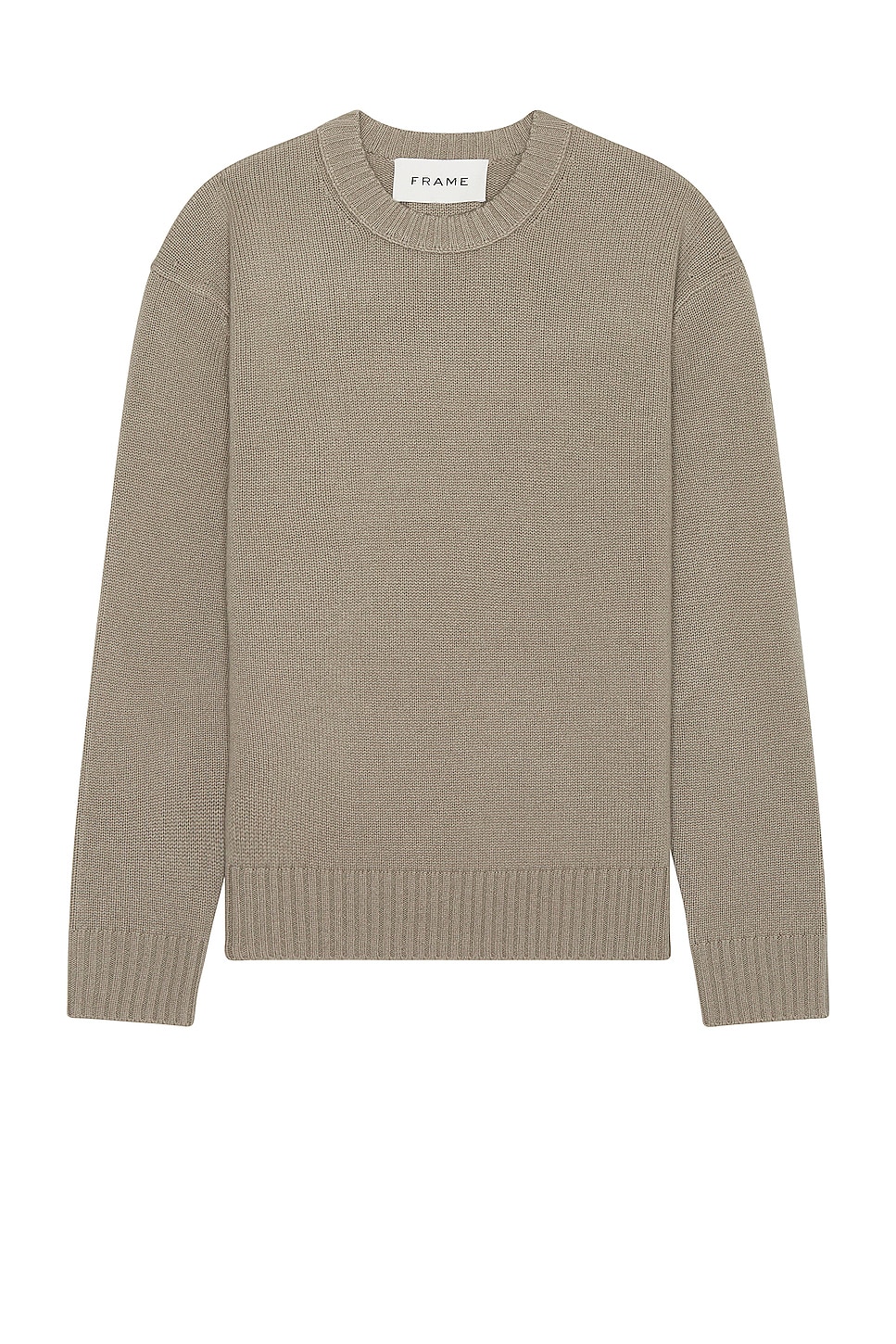 Image 1 of FRAME Cashmere Crew in Stone Beige