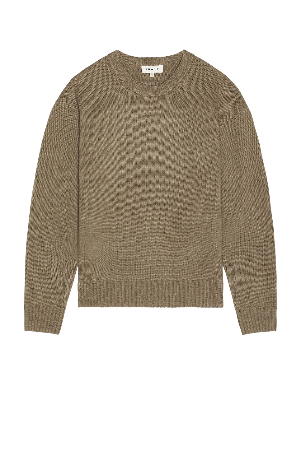 Frame Cashmere Crewneck Sweater In Brown