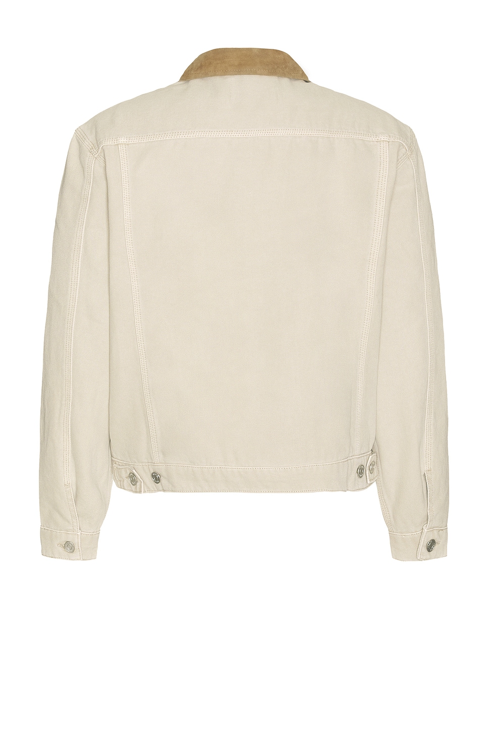Frame Canvas Utility Jacket Beach Sand In Neutral