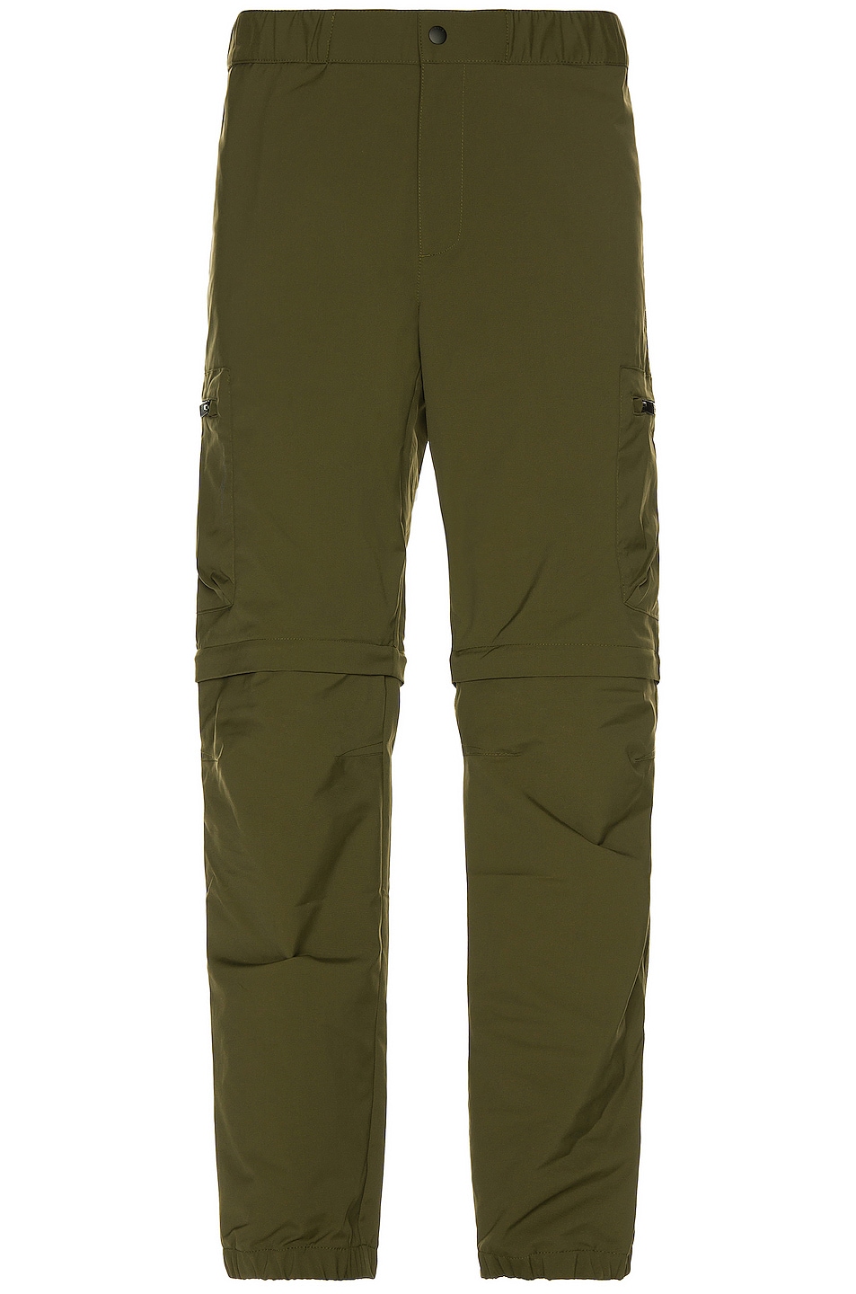 Image 1 of FRAME Convertible Tech Trousers in Khaki Green