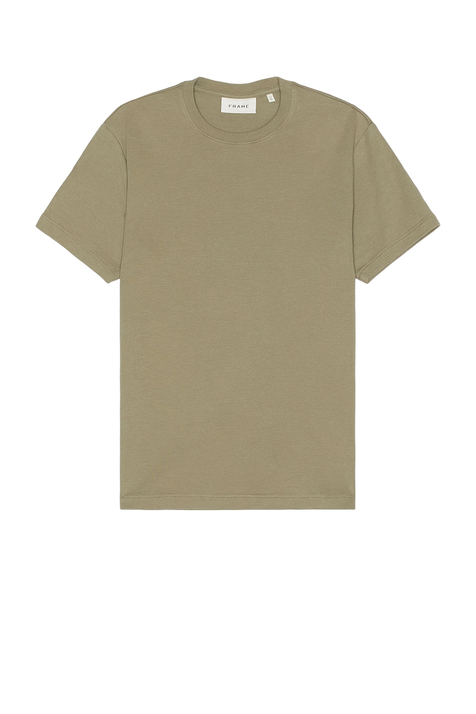 Image 1 of FRAME Duo Fold Tee in Dry Sage