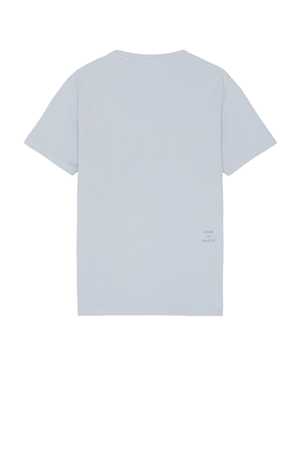 Shop Frame Duo Fold Short Sleeve Tee In Soft Blue