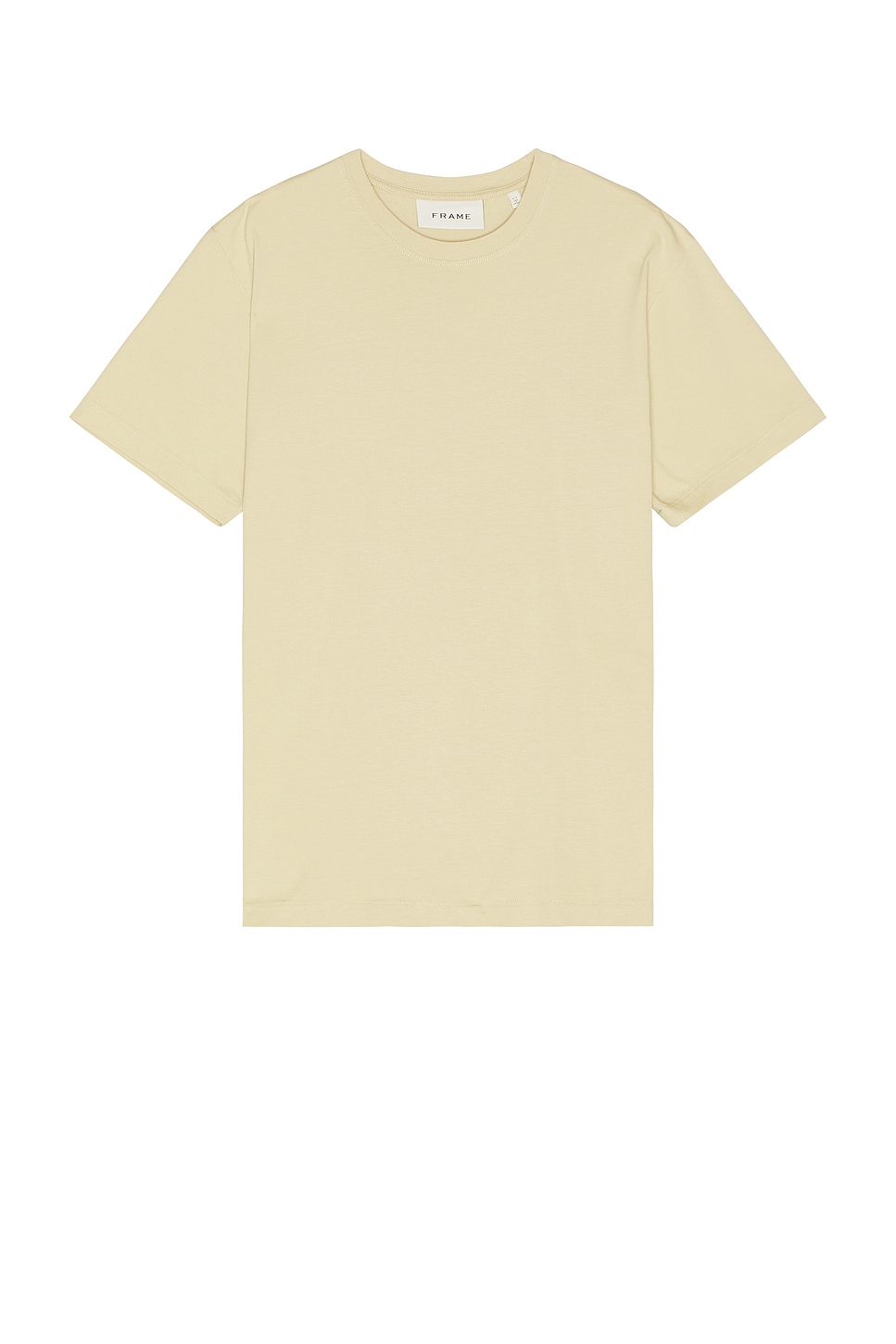 Frame Logo Tee in Yellow