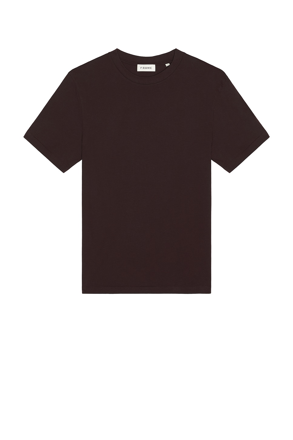Image 1 of FRAME Light Cotton Tee in Burgundy