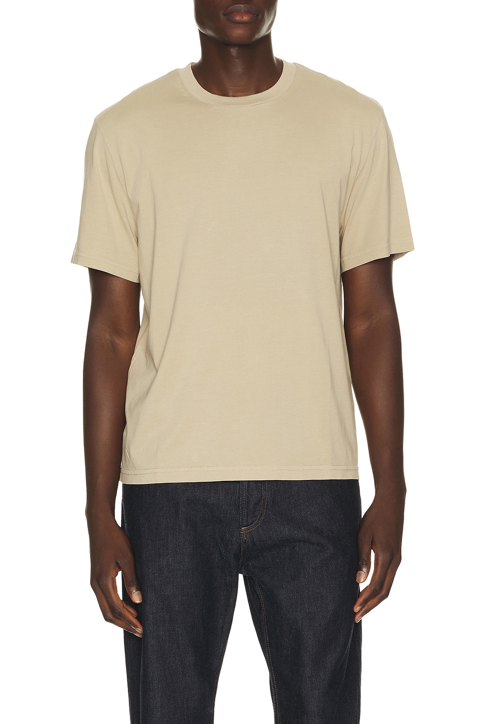 FRAME Short Sleeve Light Cotton Tee - Men's Clothing