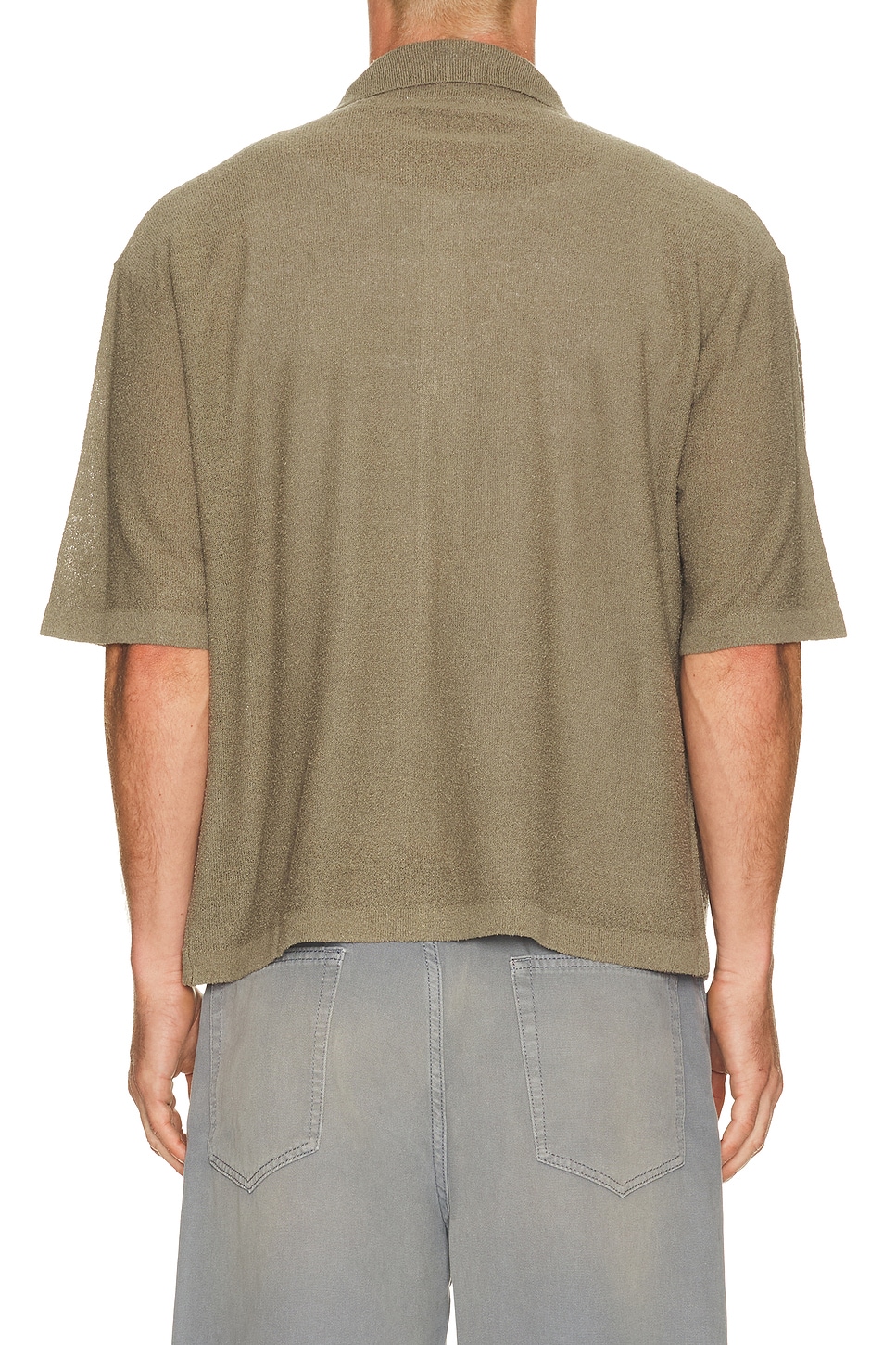 FRAME Light Cotton Silk Short Sleeve Cardigan | Thumbnail 4 FRAME Light Cotton Silk Short Sleeve Cardigan | Thumbnail 4