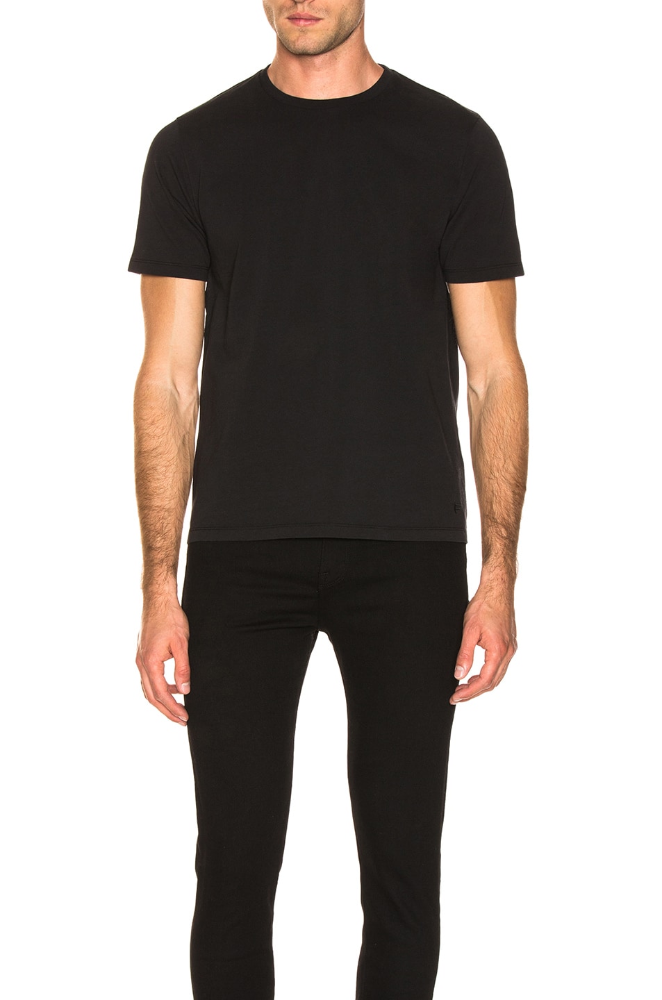 Image 1 of FRAME Heavyweight Classic Fit Tee in Black