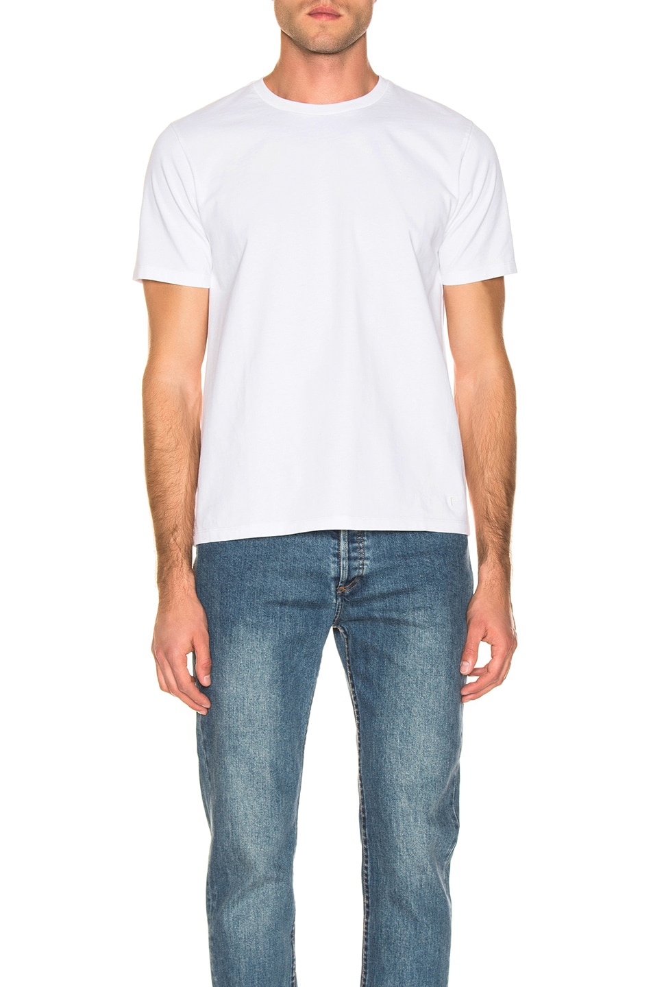Image 1 of FRAME Heavyweight Classic Fit Tee in White