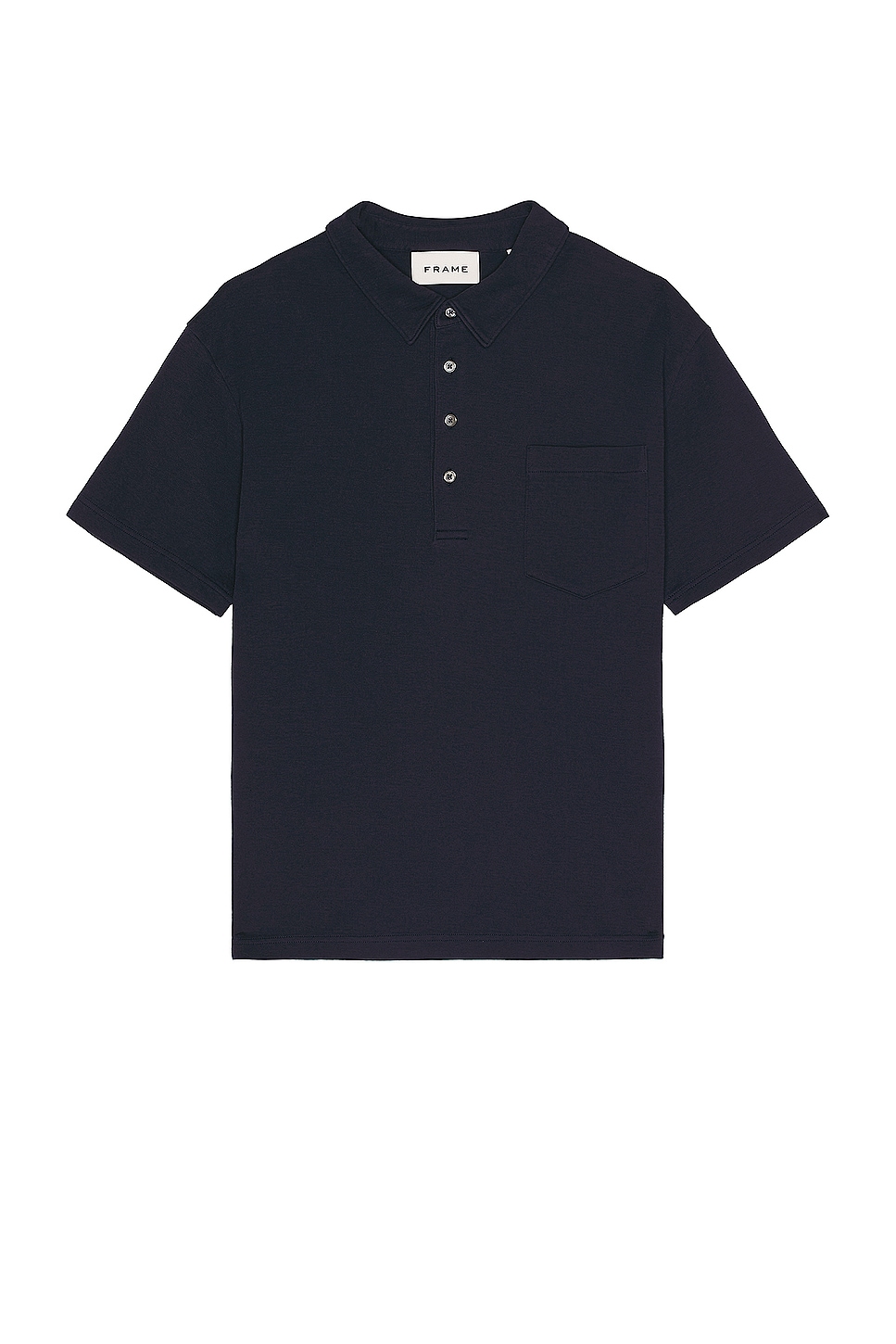 Image 1 of FRAME Duo Fold Polo in Navy