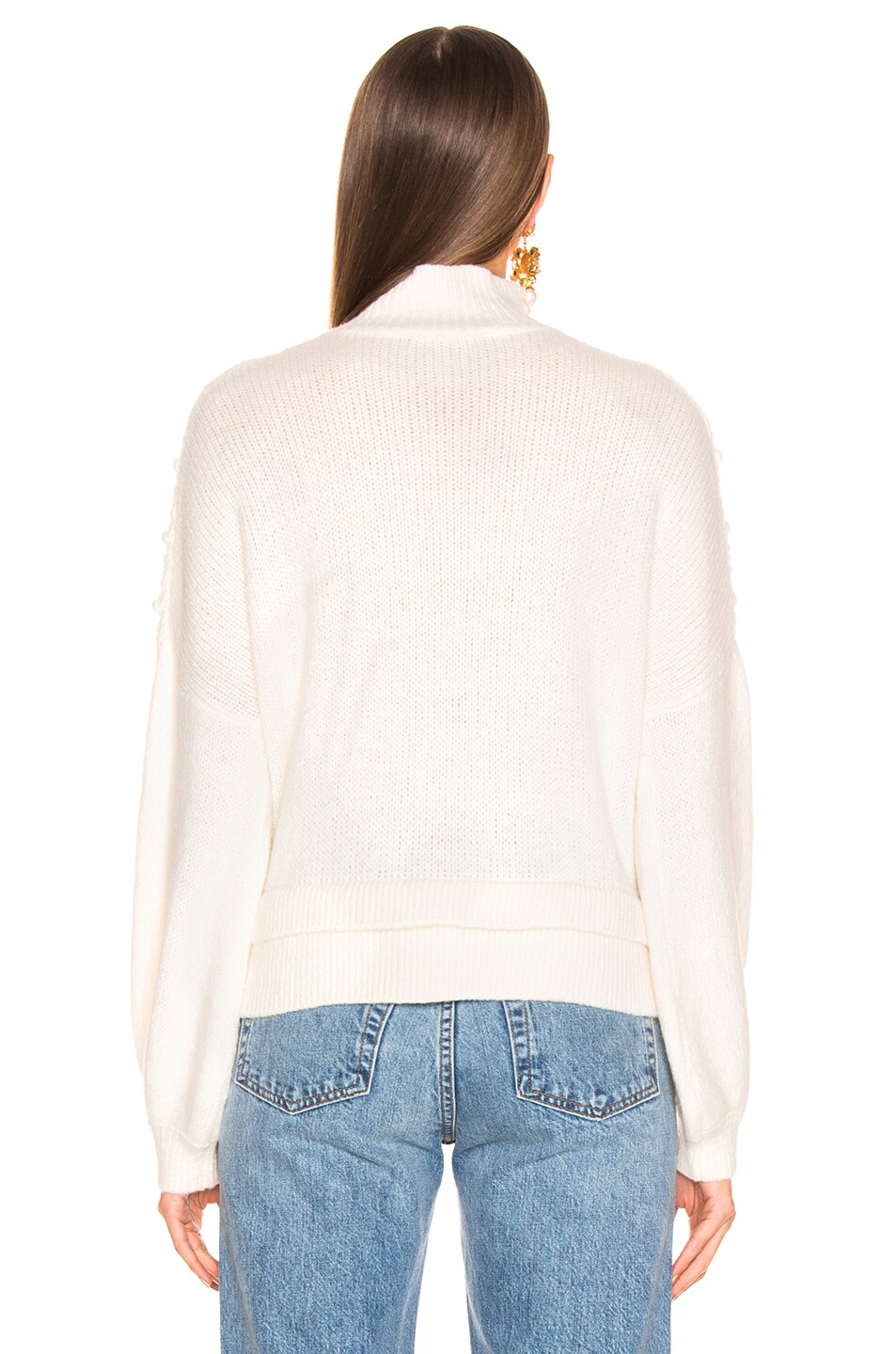 FRAME Nubby Sweater in Off White | FWRD