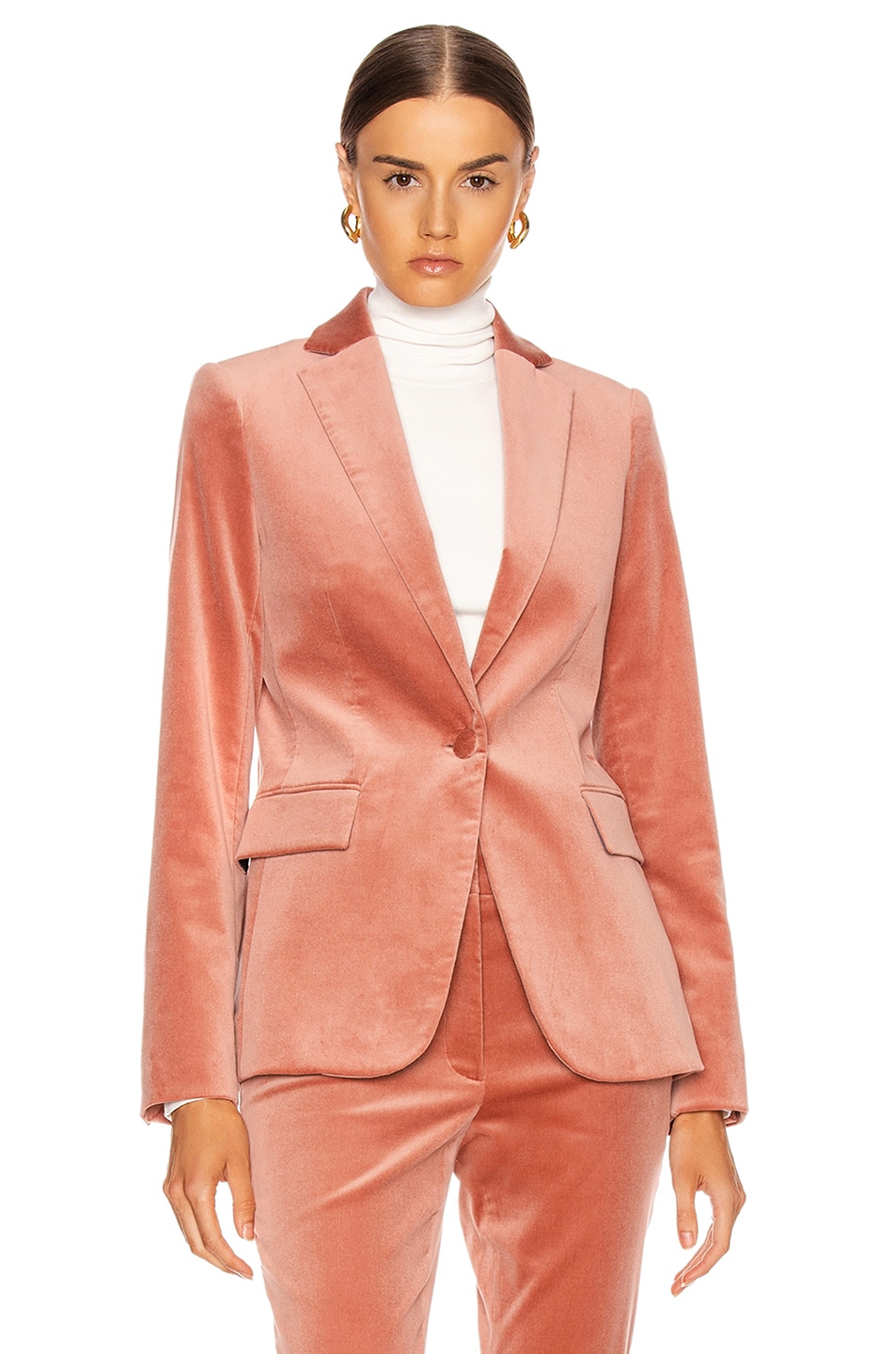Image 1 of FRAME Classic Blazer in Old Rose
