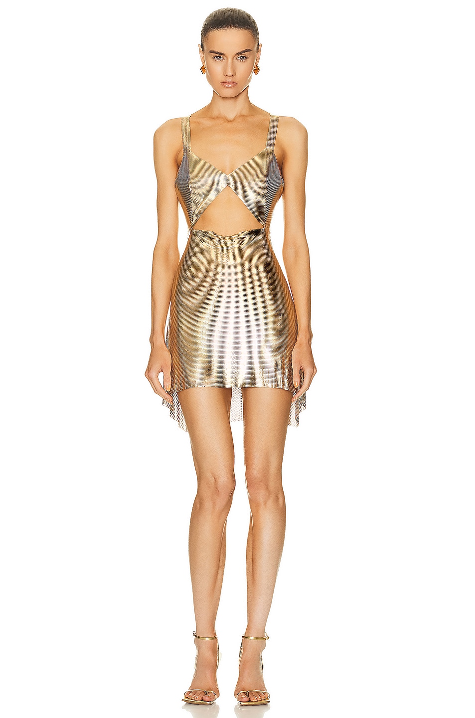 Image 1 of FANNIE SCHIAVONI Amira Dress 2.0 in Gold