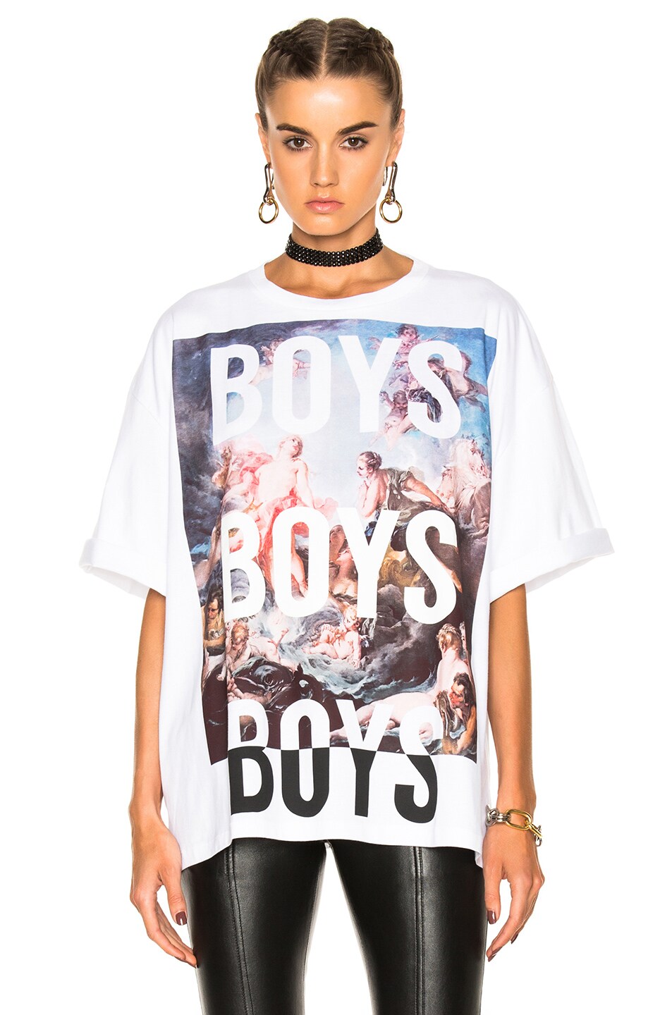 Image 1 of Fausto Puglisi Boys T Shirt in White & Multi
