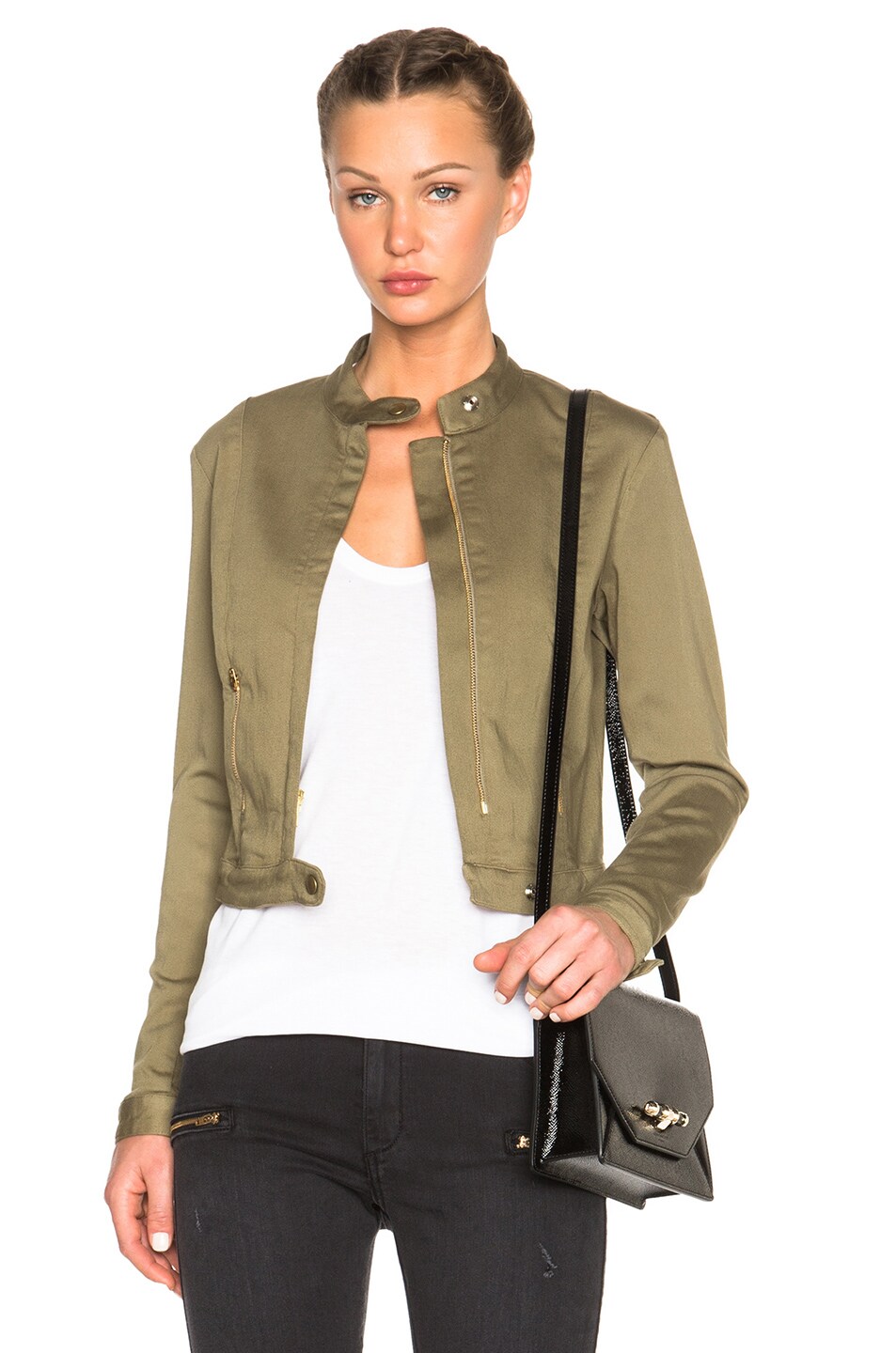 Image 1 of Fine by Superfine Foxy Jacket in Green