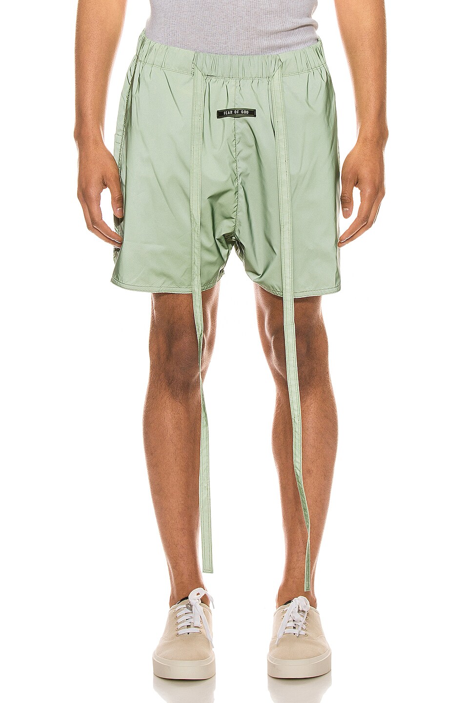 Image 1 of Fear of God Military Physical Training Short in Army Iridescent