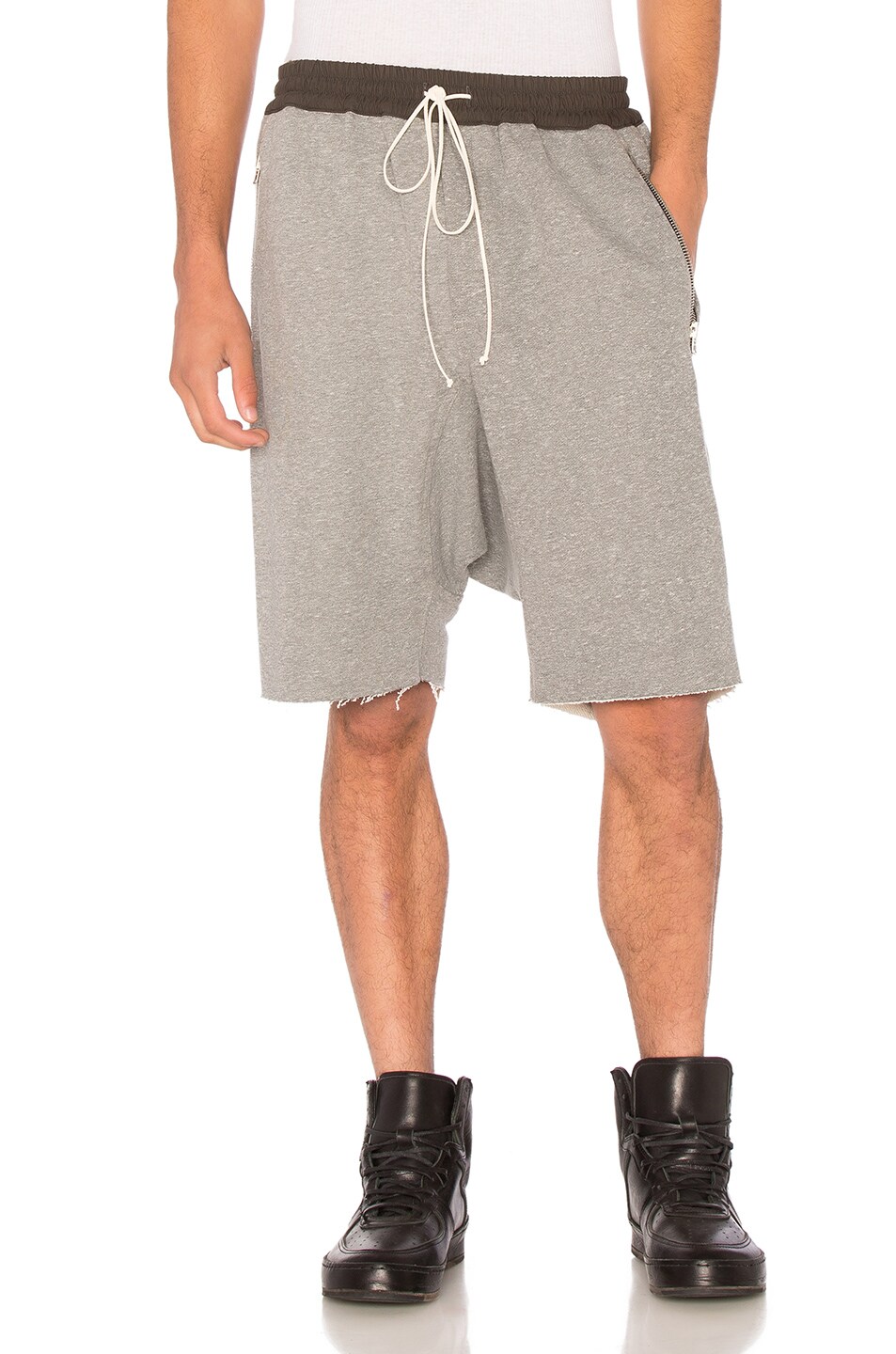 fear of god fleece shorts