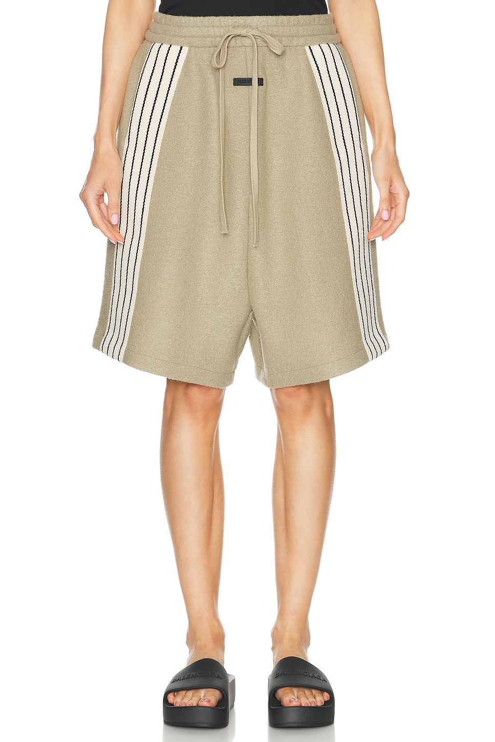 Image 1 of Fear of God Side Stripe Relaxed Short in Dune