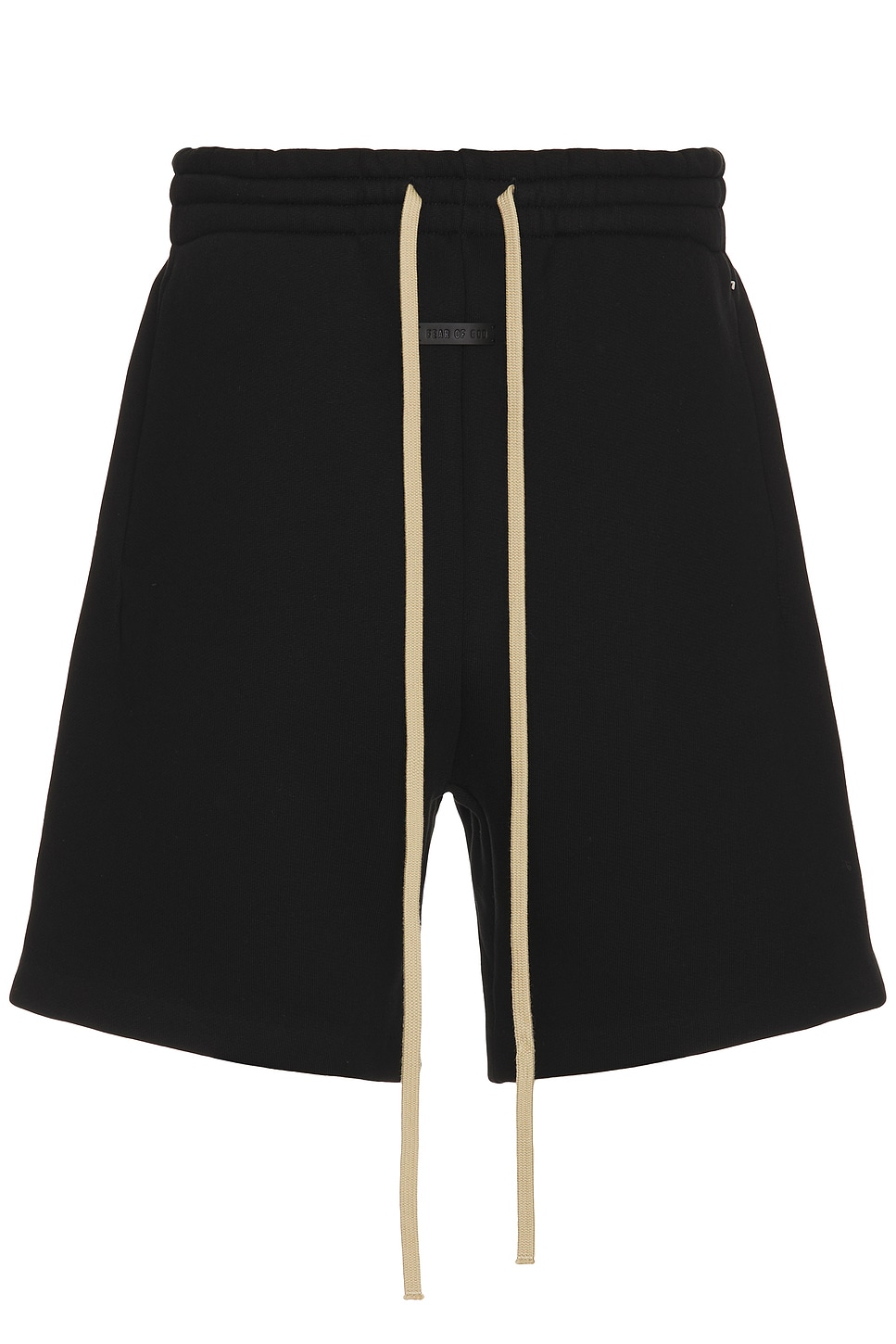 Image 1 of Fear of God Fleece Relaxed Shorts in Black