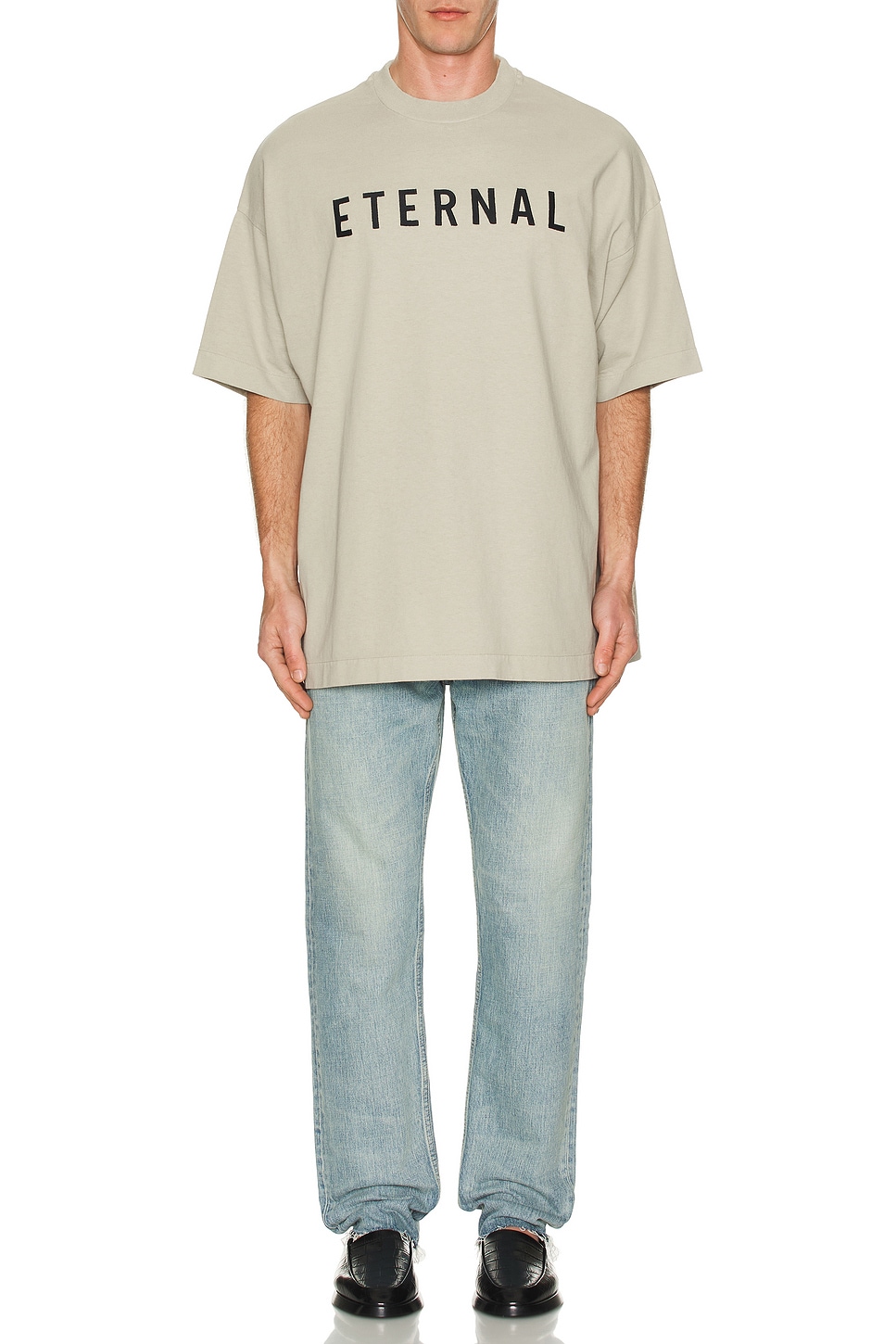 Image 1 of Fear of God 5 Pocket Straight Leg Jeans in Medium Indigo