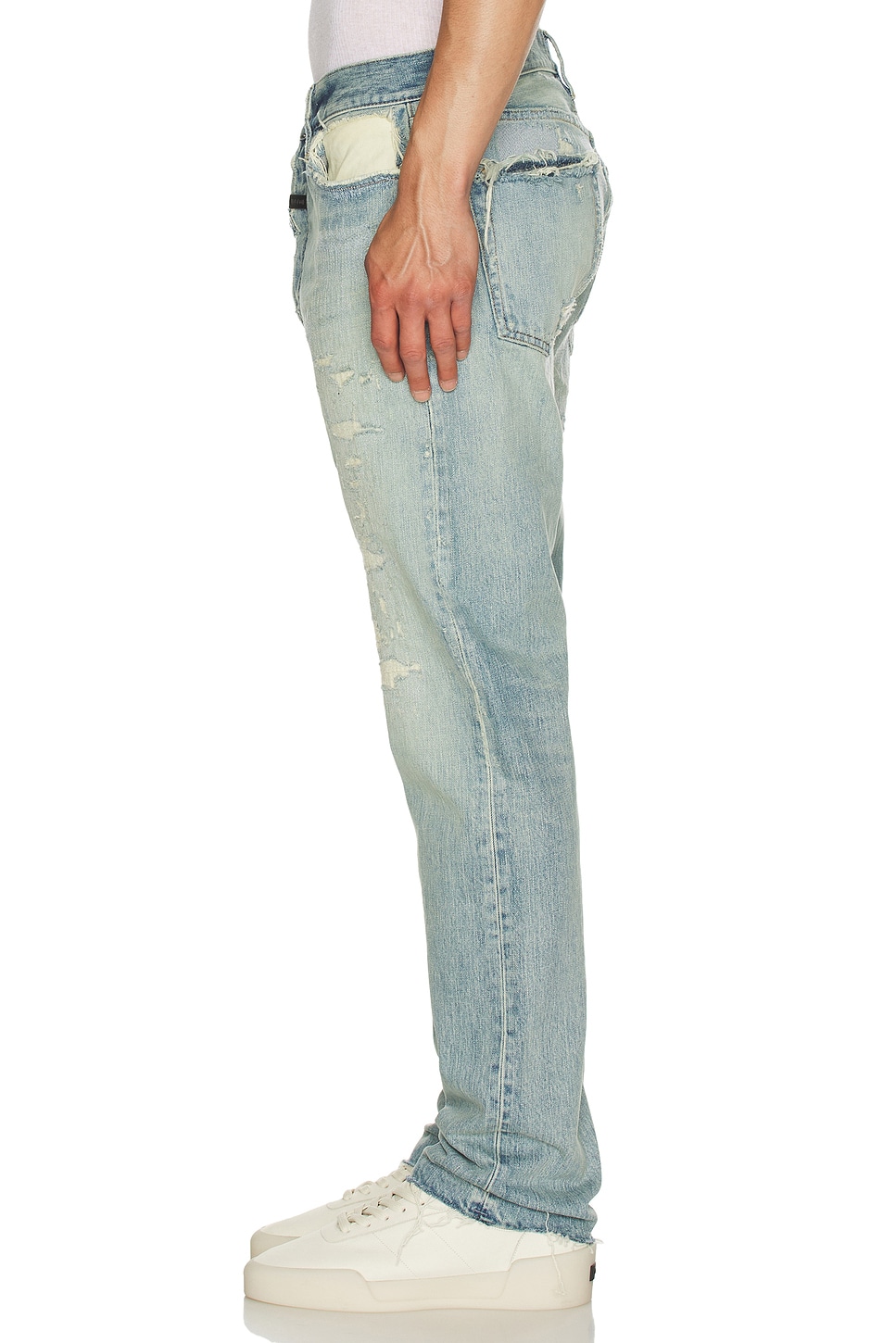 5 Pocket Straight Leg Jeans - Thumbnail 5