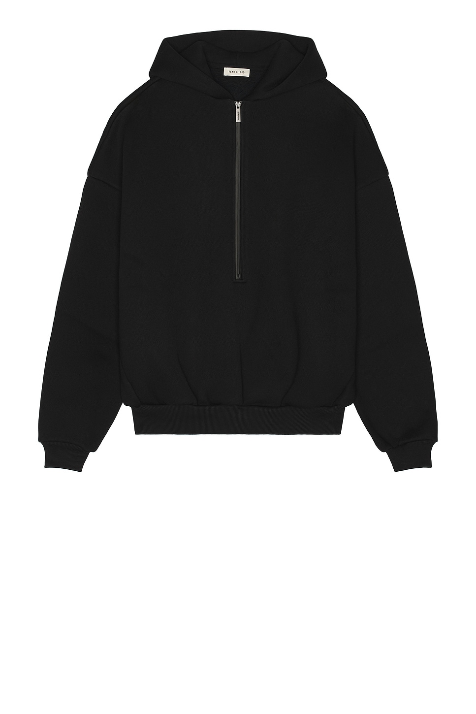 Image 1 of Fear of God Athletic Halfzip Hoodie in Black