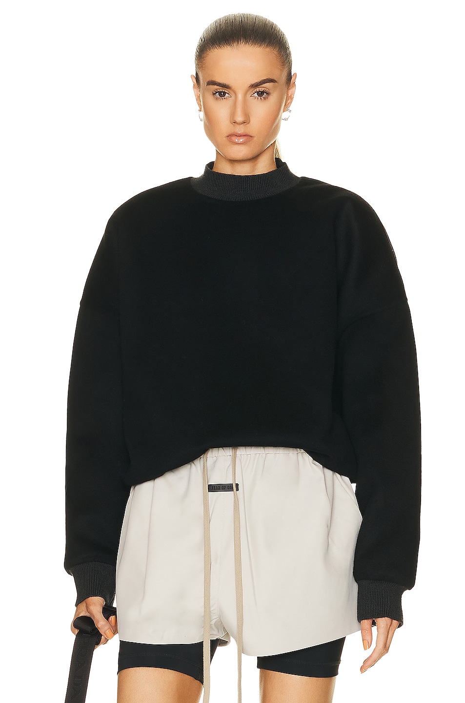 Image 1 of Fear of God Eternal Crewneck Sweater in Black