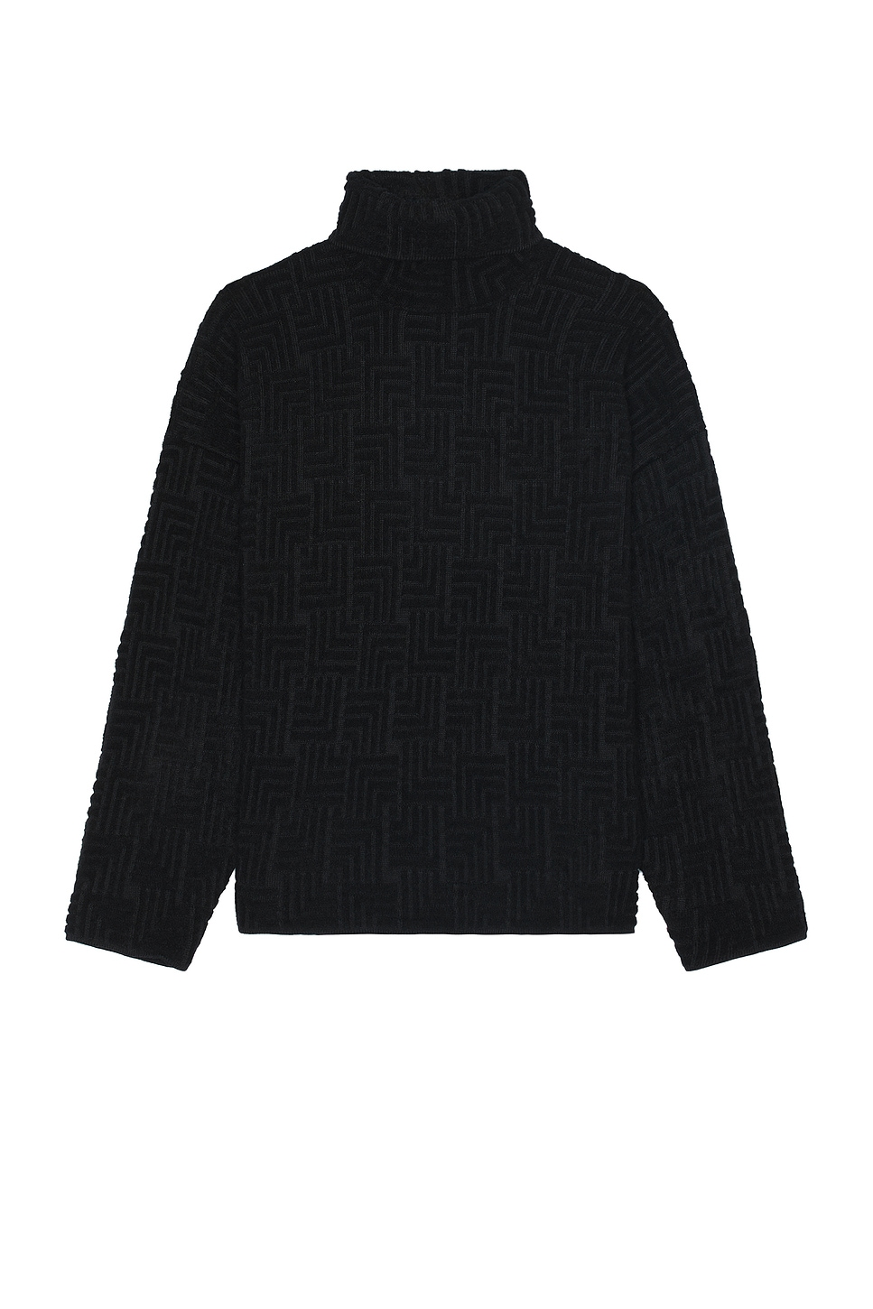 Image 1 of Fear of God Straight Neck Relaxed Sweater in Black