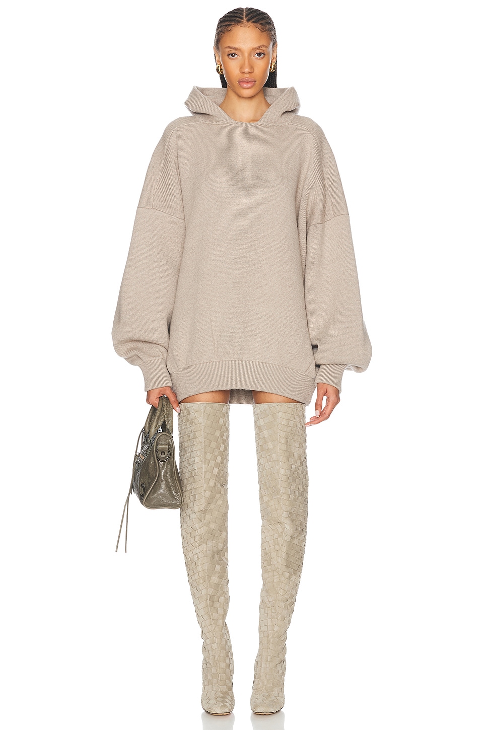 Fear of God Merino Wool Boucle Knit Hoodie