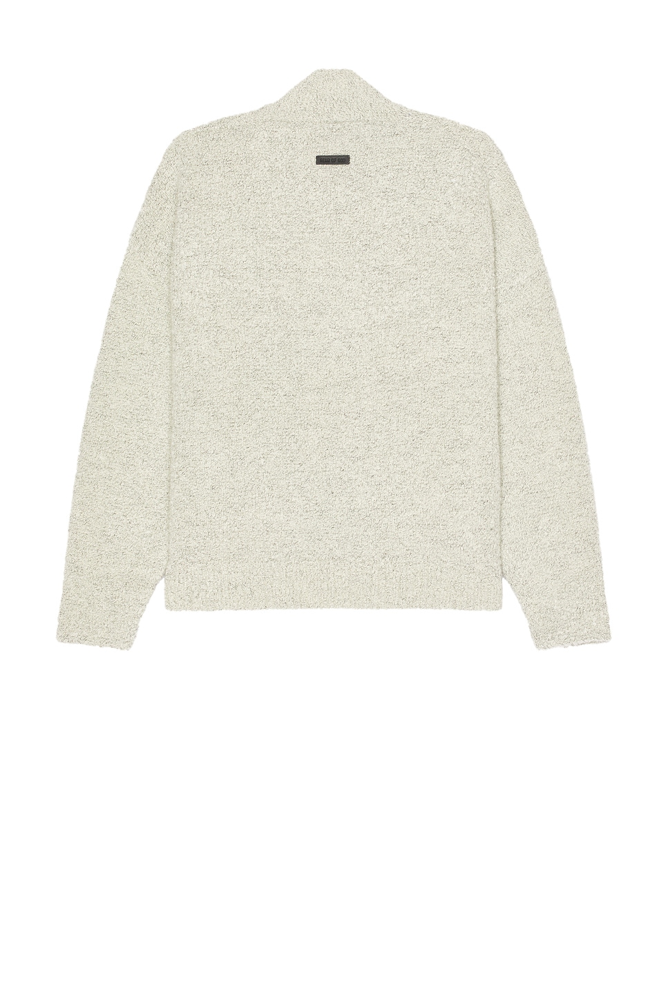 Shop Fear Of God Mohair Boucle Overlapped V-neck Sweater In White