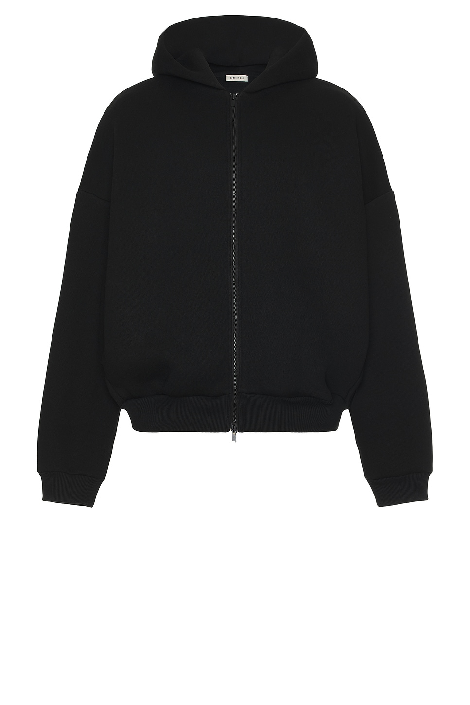 Image 1 of Fear of God Full Zip Hoodie in Black