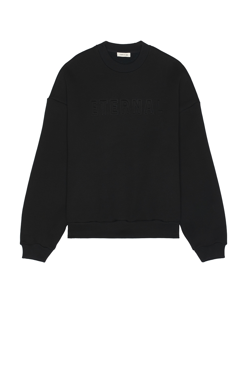 Image 1 of Fear of God Eternal Crew Neck Sweater in Black