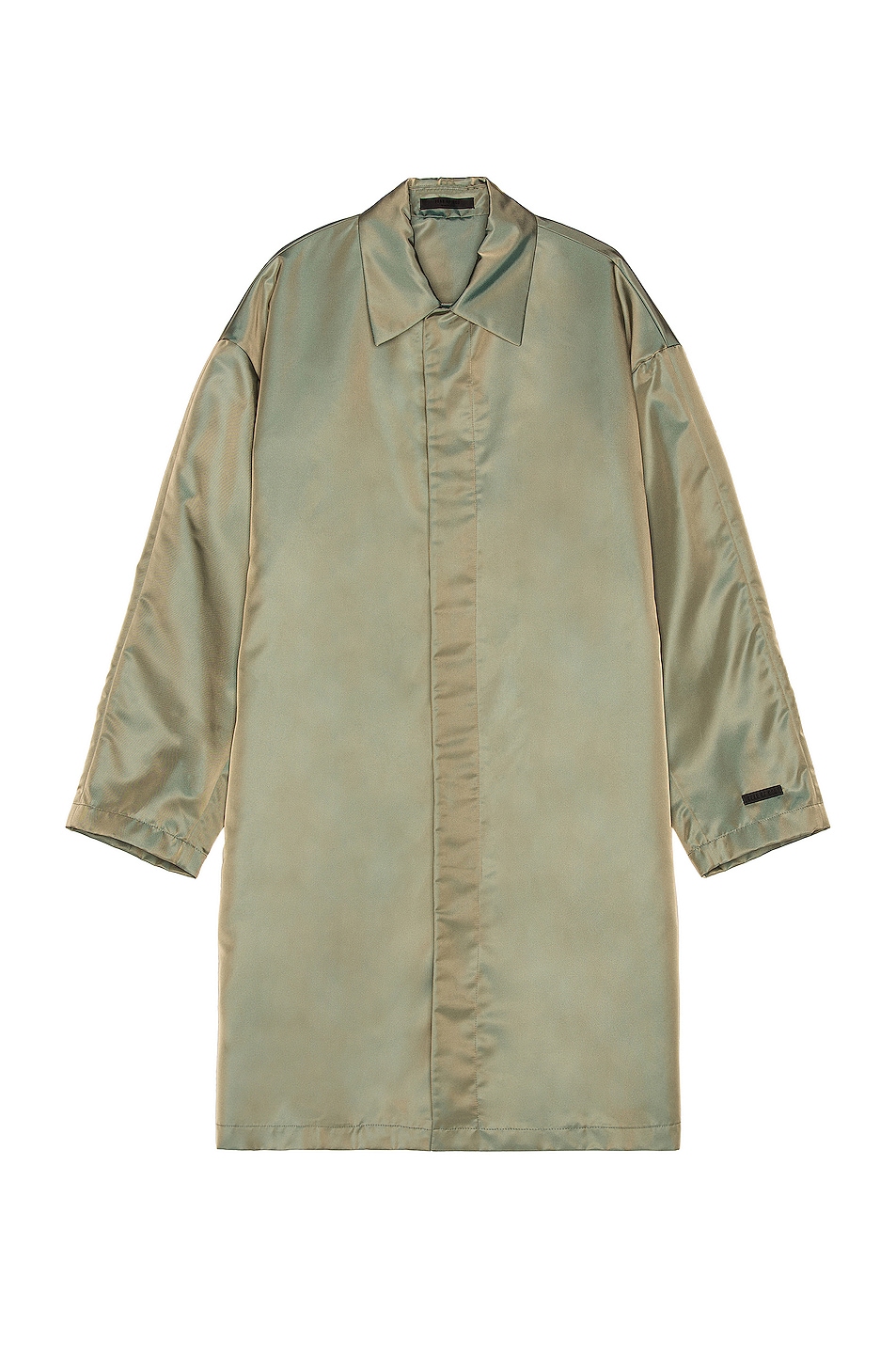 Image 1 of Fear of God Car Coat in Green Iridescent