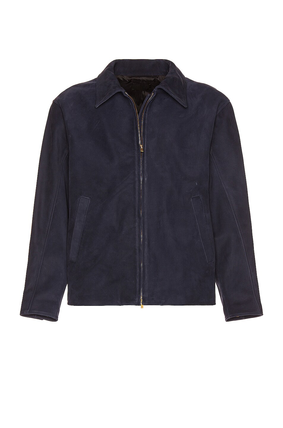 Image 1 of Fear of God Suede Jacket in Navy