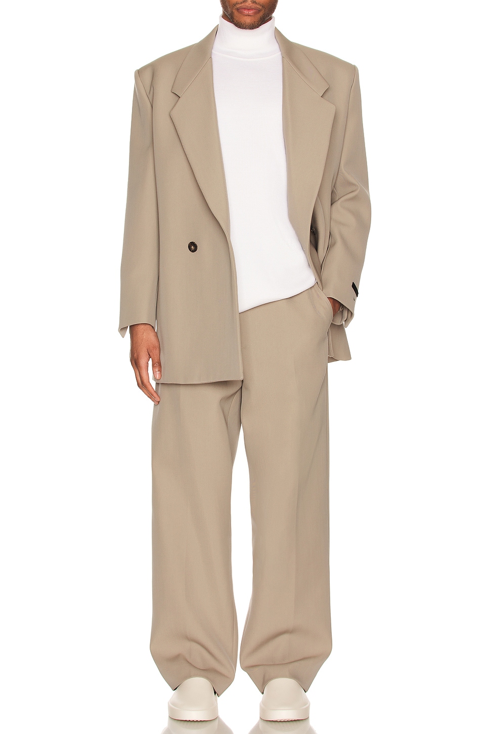 Image 1 of Fear of God Eternal California Blazer Jacket in Dusty Beige