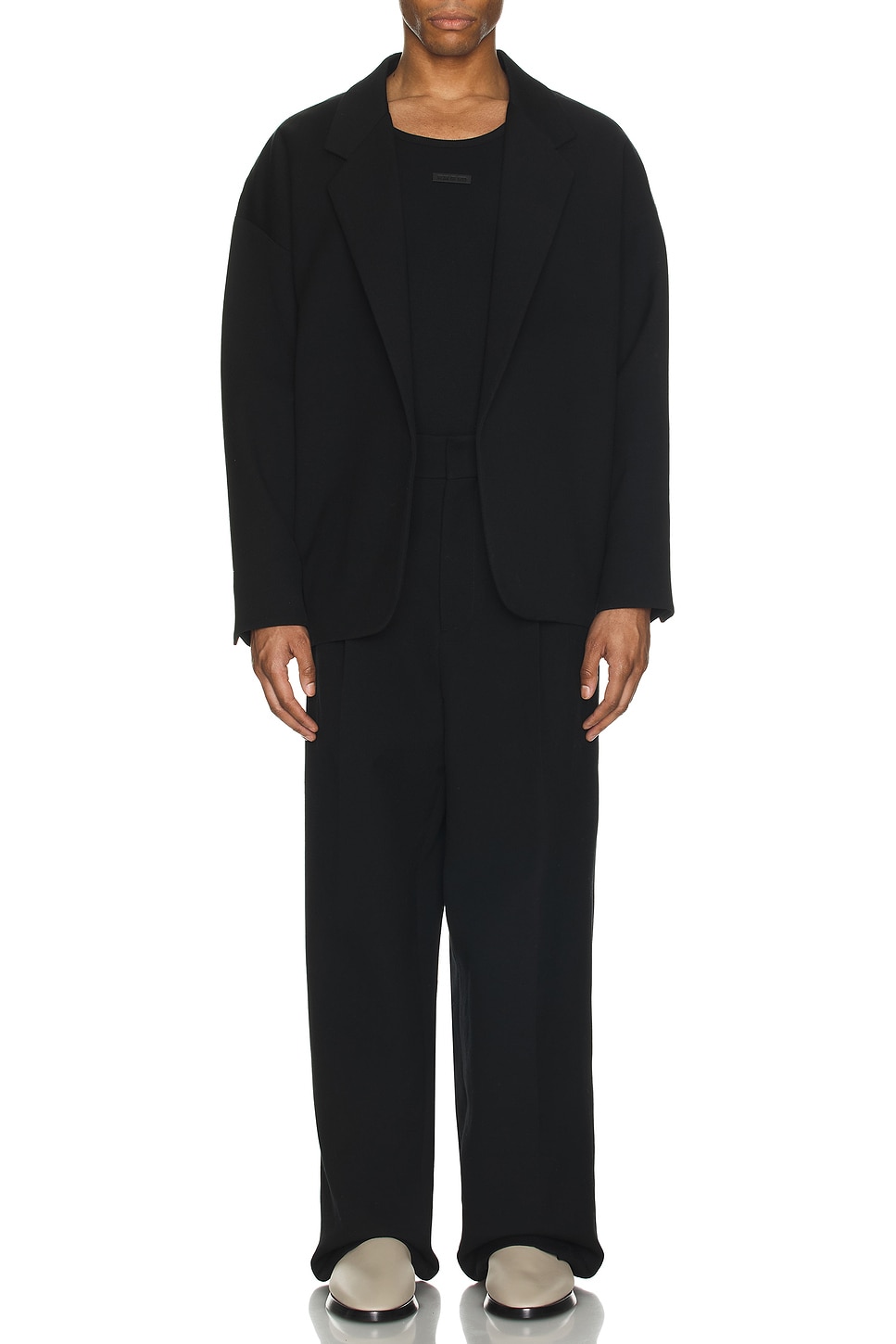 Image 1 of Fear of God Double Wool 8th California Blazer in Black