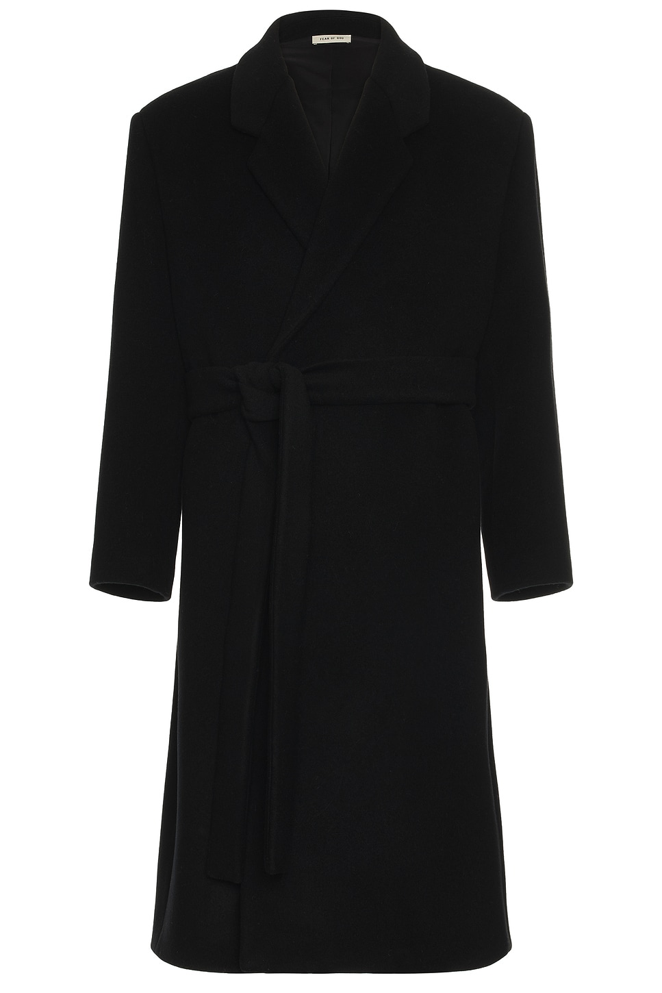 Image 1 of Fear of God Overcoat in Black