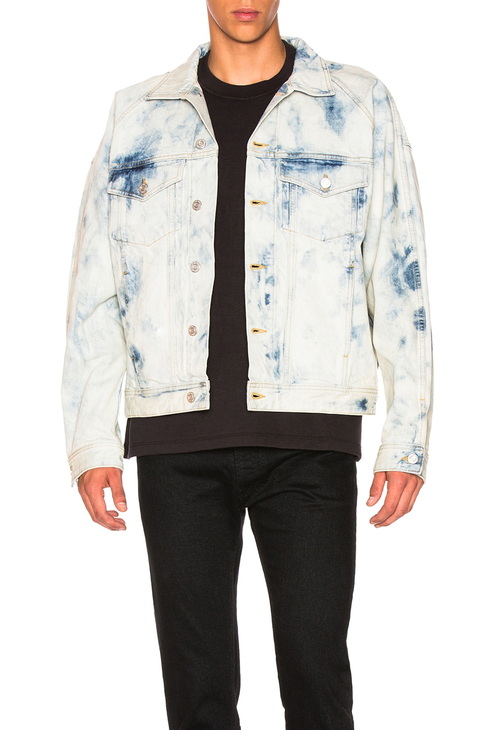 Image 1 of Fear of God Inverted Holy Water Trucker Jacket in Light Blue