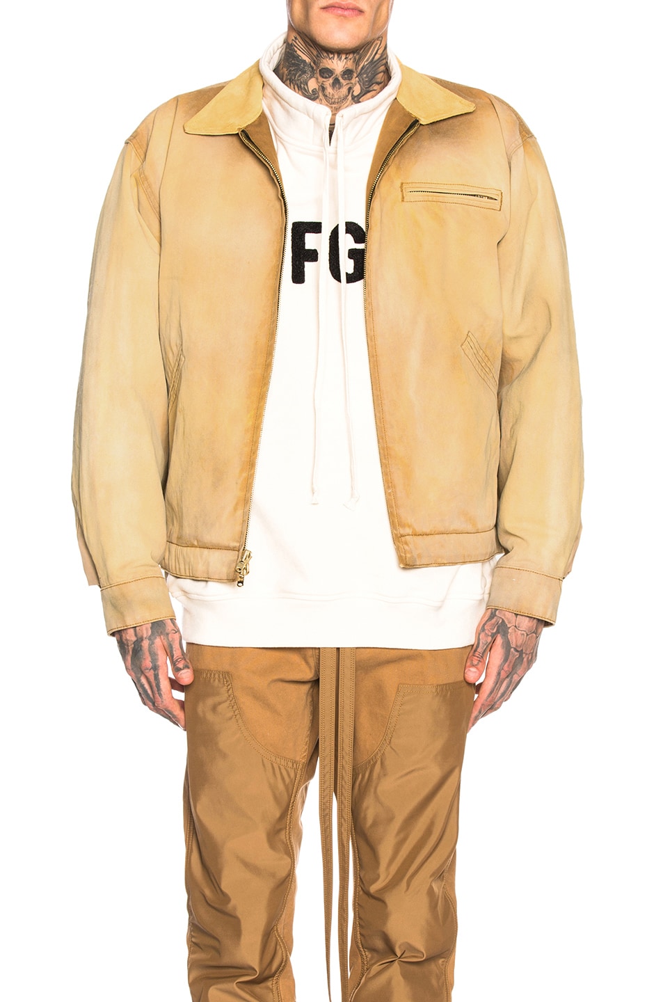 Image 1 of Fear of God Canvas Work Jacket in Rust