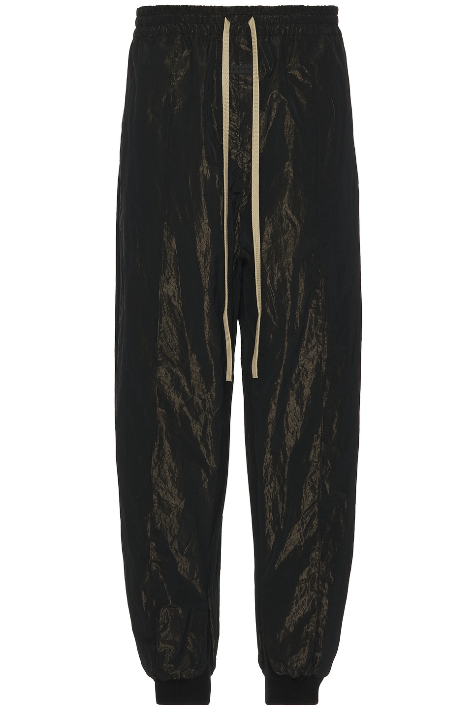 Image 1 of Fear of God Wrinkled Polyester Pintuck Sweatpant in Black