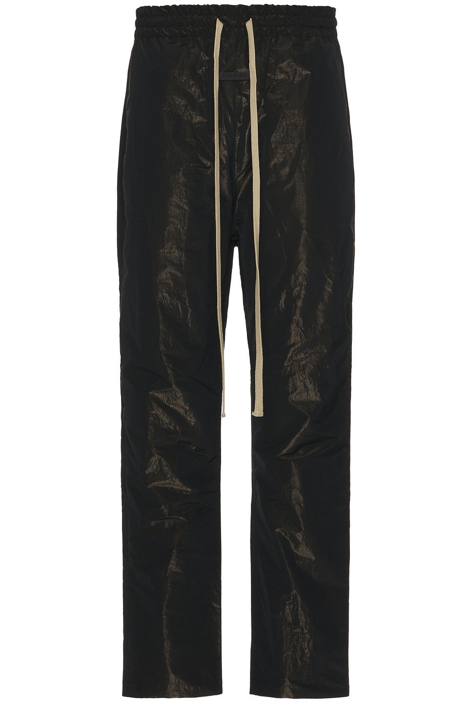 Image 1 of Fear of God Wrinkled Polyester Forum Pant in Black